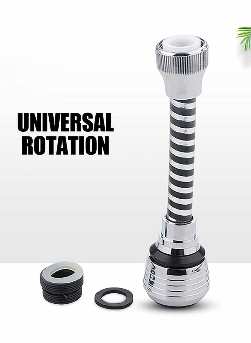 XiuWoo 360 Degree Rotating Water-Saving Sprinkler And Faucet Aerator Flexible Water Faucet Sprayer Extender Jet Spray For Sink Turbo Flex - Image 2