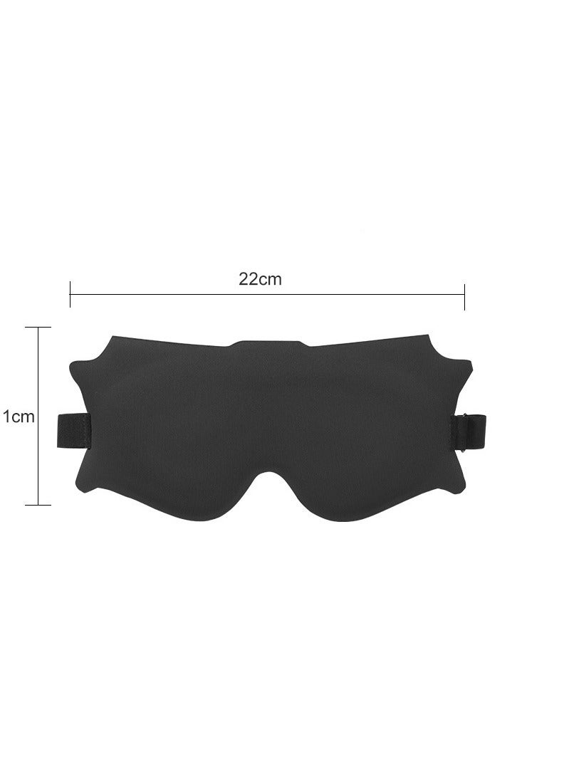 Innoshine 3D Smart  Blackout Sleep Mask with Adjustable Straps Soft Eye Mask for Sleeping Light Blocking Eye Mask for Travel Black eye covers  for Yoga Naps - Image 5