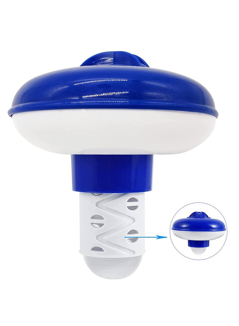 موزع كلور قابل للتمدد لرياضات السباحة وحمامات السباحة وأنشطة المنتزهات المائية، موزع قرص الكلور لرياضات السباحة وحمامات السباحة (5 بوصات) - Image 1