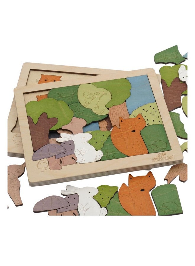 EKOPLAY Woodlands Puzzle for Kids | 33 Piece Jigsaw Puzzle for Pre-School Kids | Learning and Educational Toy Gift for Boys & Girls 3 Years and Above - Image 5