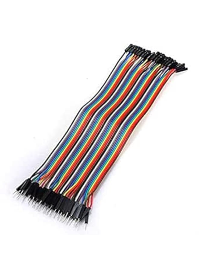 كابل توصيل دوبونت ذكر إلى أنثى، 2.54 مم 1P-1P، أردوينو 20 سم، 40 قطعة