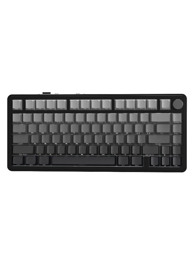 Attack Shark X85 Gasket Mechanical Keyboard with Knob, 75% Wireless Gaming Keyboard with Five Layers Padding, BT5.0/2.4G/USB-C, RGB, Hot-Swappable, PBT Keycaps - Image 1