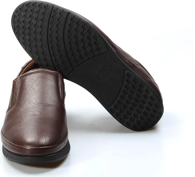 Fast Step Genuine Leather Brown Men's Casual Shoes 662maecco