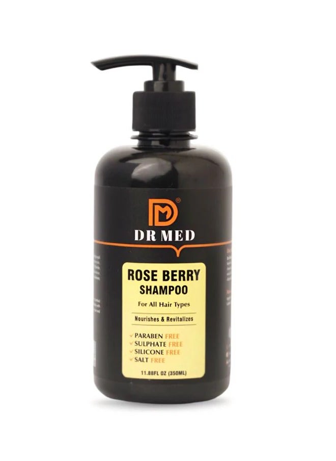 DR MED Rose Berry Shampoo: Nourishing Care for Vibrant Hair - 350ML