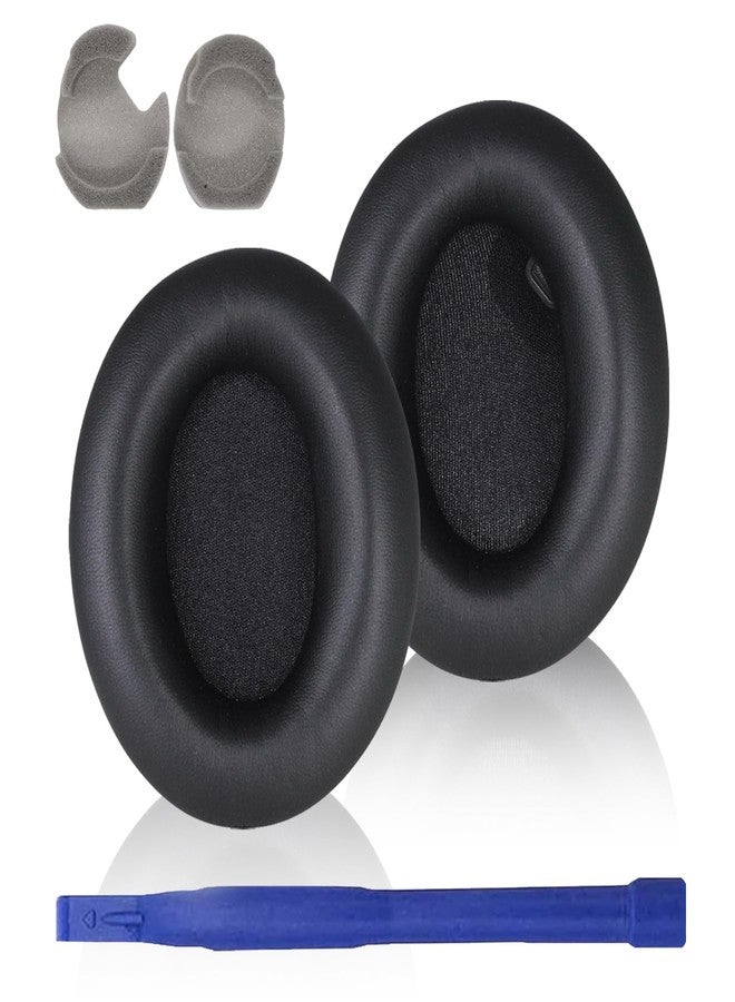 Adhiper WH-1000XM4 Replacement Earpads Cushions, Protein Leather Ear Pads for Sony WH-1000XM4(WH1000XM4) Noise Canceling Headphones with High Density Memory Foam, Without Affecting Sensor (Black) - Image 1