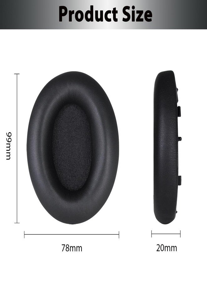 Adhiper WH-1000XM4 Replacement Earpads Cushions, Protein Leather Ear Pads for Sony WH-1000XM4(WH1000XM4) Noise Canceling Headphones with High Density Memory Foam, Without Affecting Sensor (Black) - Image 5