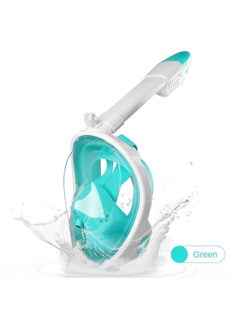 Bluejw 1-Piece Panoramic Full Face Snorkel Mask - Image 1