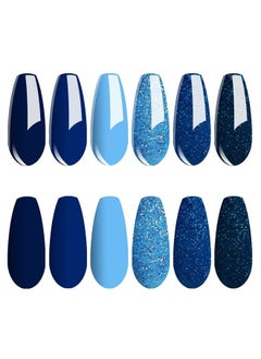 Soak Off UV LED Gel Nail Polish Set Blue Glitter Colors, 8ml each Nail Gel Manicure Kit - pzsku/Z4C23C293F56F89D00ED5Z/45/_/1682144539/17dcd1ad-df82-48e8-9474-c7711fe05486