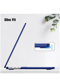 Generic Snap On Laptop Case Cover Compatible with MacBook Air 13.6 Inch 2022 Release A2681 M2 Chip w/Liquid Retina Display Touch ID Protective Plastic Hard Shell Case Cover (Dark Blue)  - Image 5