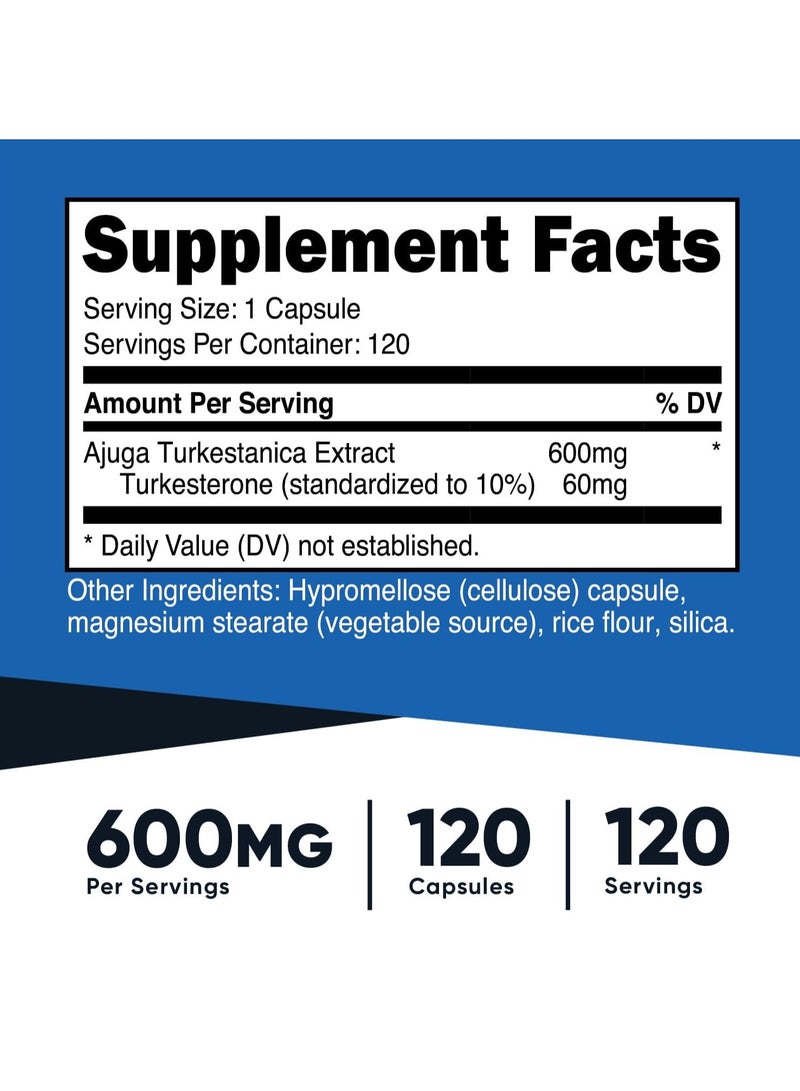 نيوتريكوست توركستيرون 600 ملغ 120 كبسولة - Image 2