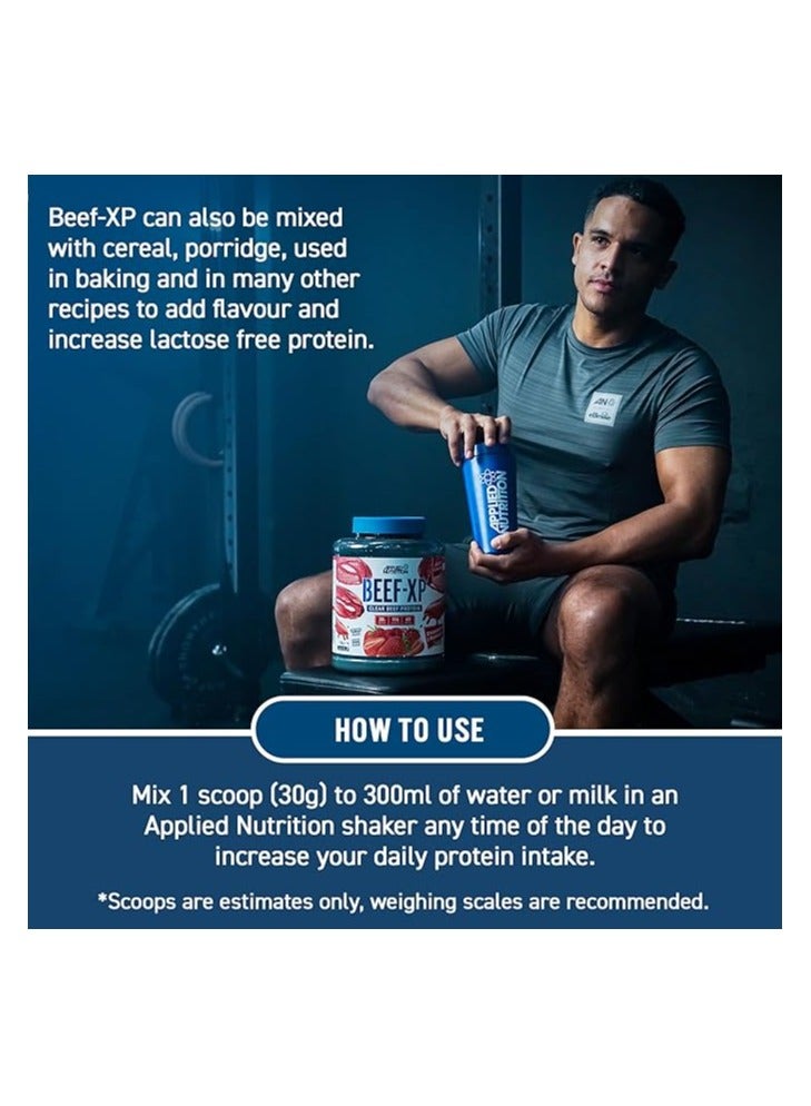 Applied Nutrition Applied Nutrition Beef XP - Clear Hydrolysed Protein Isolate, Fruit Juice Style, Dairy Free Beef Protein Powder, Lactose Free, Zero Sugar, Low Fat, 1.8kg - 60 Servings (Pineapple Millions)  - Image 5