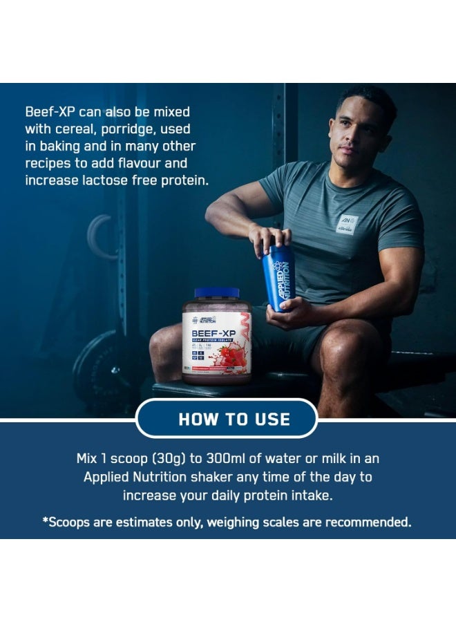 Applied Nutrition Beef XP - Clear Hydrolysed Protein Isolate, Fruit Juice Style, Dairy Free Beef Protein Powder, Lactose Free, Zero Sugar, Low Fat, 1.8kg - 60 Servings (Pineapple Millions) - Image 5