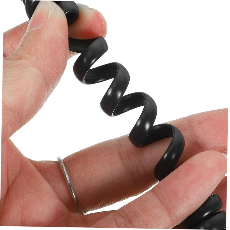 2Pcs Coiled Telephone Cord for Landline Phones Durable Flexible Easy Installation - Image 5