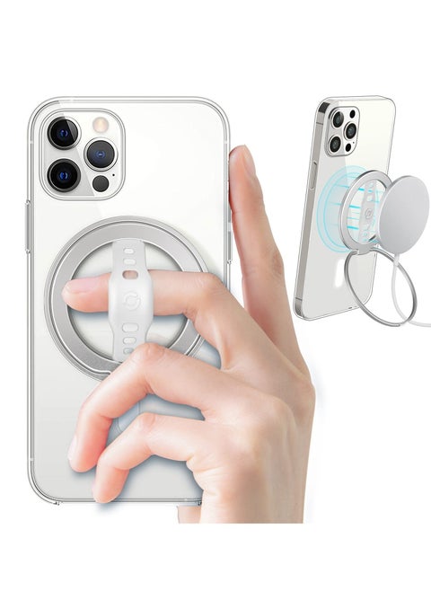 Magnetic Phone Ring Holder, Upgrade Phone Grip Stand, Magnetic Finger Phone Ring, Removable Magnetic Ring Holder Kickstand Loop, Only for iPhone 14, 13, 12 Pro/Max/Plus
