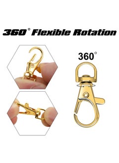 60Pcs Gold Swivel Snap Hooks With Key Rings Keychain Clip Hooks Key Chain Rings Lobster Claw Clasps For Lanyard Clip Jewelry Making Crafts - pzsku/Z4C240E57B8E7D0395C87Z/45/_/1724479635/97d641b0-e79c-481a-8739-0d2ab6becc57