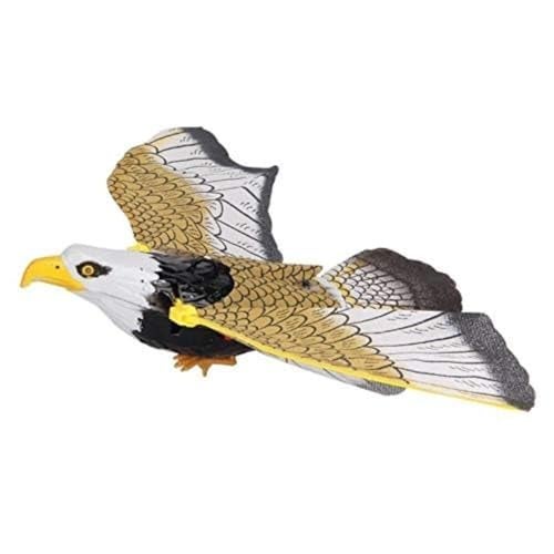 HOMOZE Flying Eagle Bird with Spread Wings Toy for Kids| Battery Operated Fly Eagle Toy with Hanging String and Sound | Animal Figure Toys for Toddler Kids | Birthday Gift for Boys and Girls - Image 1