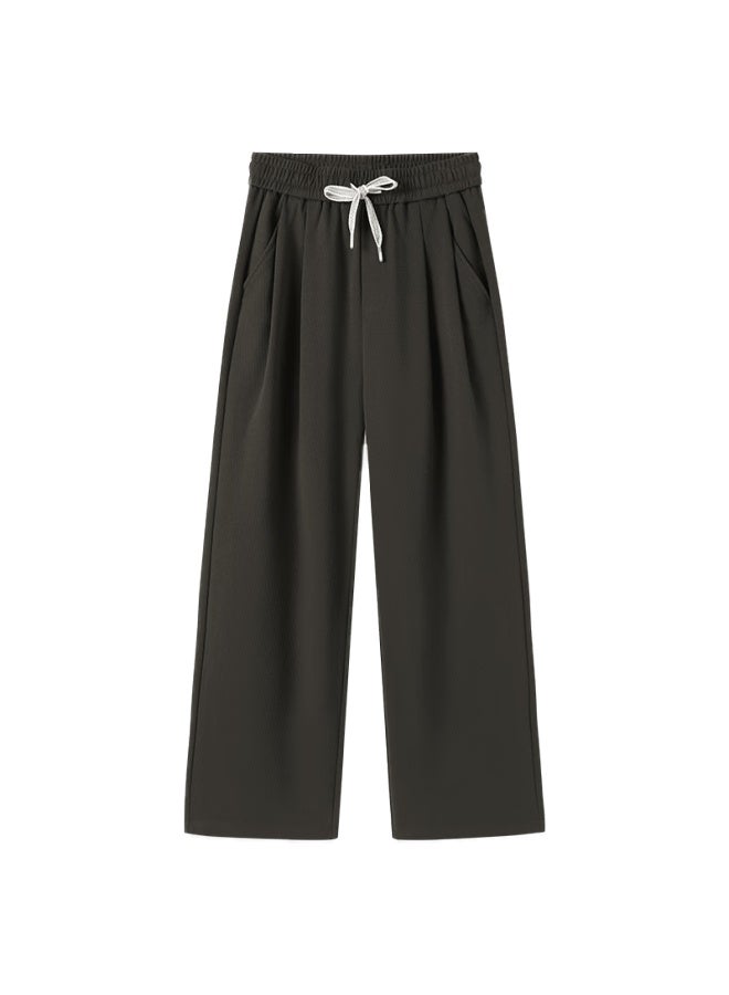 Markless Men's Autumn Winter Casual Straight-leg Loose Fit Trousers 4871 Chestnut Brown Xxl - Image 3