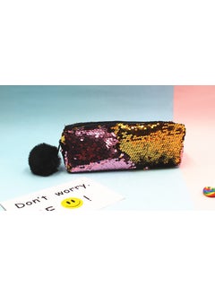 1 x 5 pcs Sequin Mermaid Pencil Case Glitter Double Color Gold + light pink - pzsku/Z4C245188EC4C7C0C541BZ/45/_/1732630852/eb6644c9-337b-4d45-bd2d-e26b48bc2e11