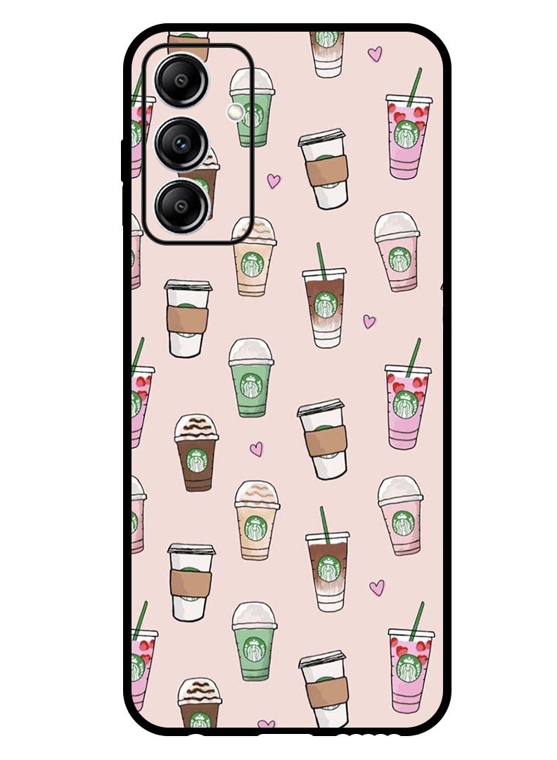 Theodor Protective Case Anti Scratch Shock Proof Bumper Cover For Samsung Galaxy A15 5G Coffee Patterns - Image 1