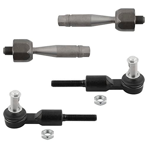 BOXI 4 قطع نهايات قضيب التوجيه الداخلية والخارجية لأودي A4 كواترو 1996-2008 A6 كواترو 1998-2010 A8 كواترو 1997-2003 RS4 2007 2008 RS6 2003 2004 S4 S6 S8 / لفولكس فاجن باسات 1998-2005 | EV440 ES3646 - Image 1