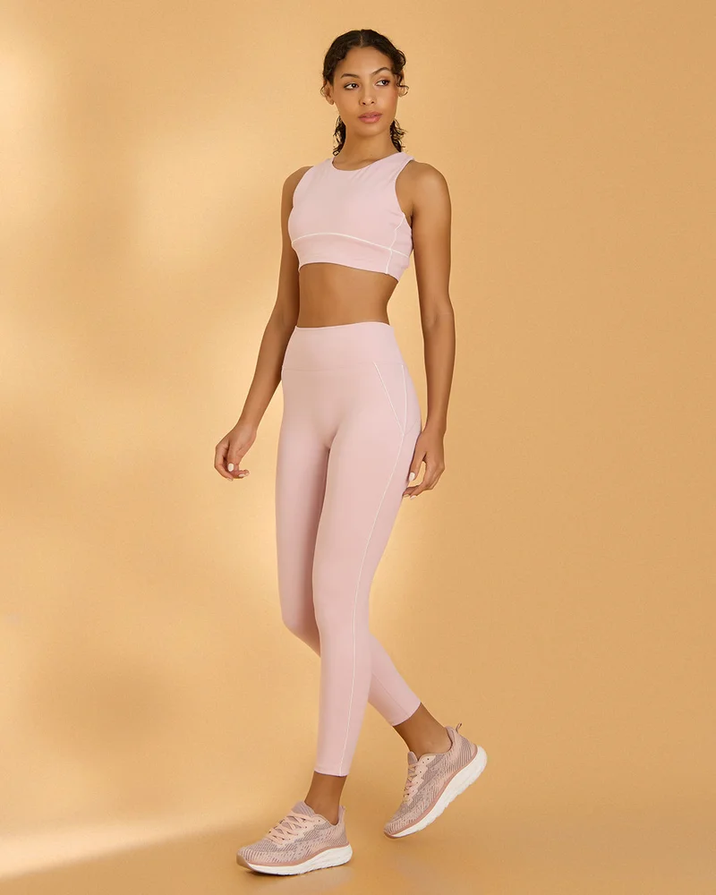 Redtag Women Pink Cut And Sew Active Bra
