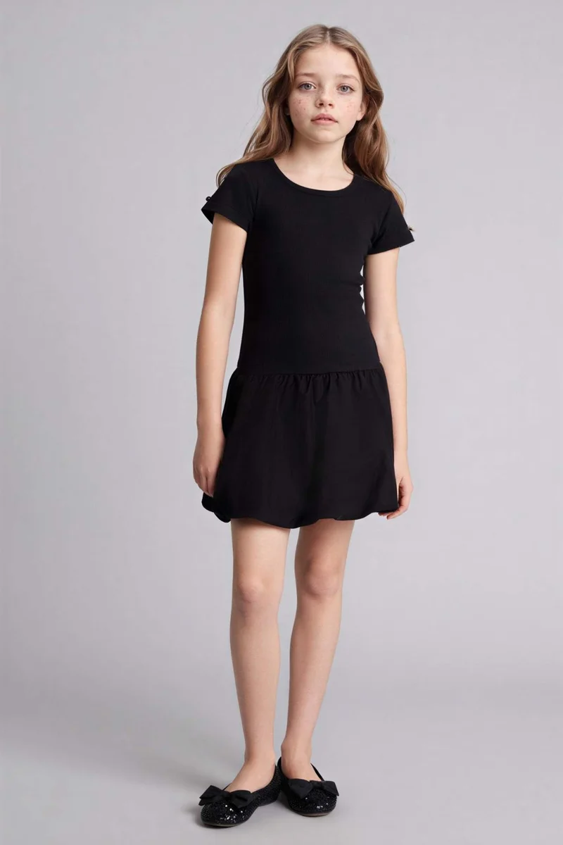 DeFacto Girl Half Sleeve Dress
