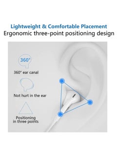 ELTRAZONE Lightning Headphone Wired for iPhone 14[Apple MFi Certified] Built-in Microphone & Volume Control, in-Ear Stereo Headset Compatible with iPhone 13 Mini/SE/13 Pro/14Pro Max/11/X/8 7-All iOS System  - Image 4