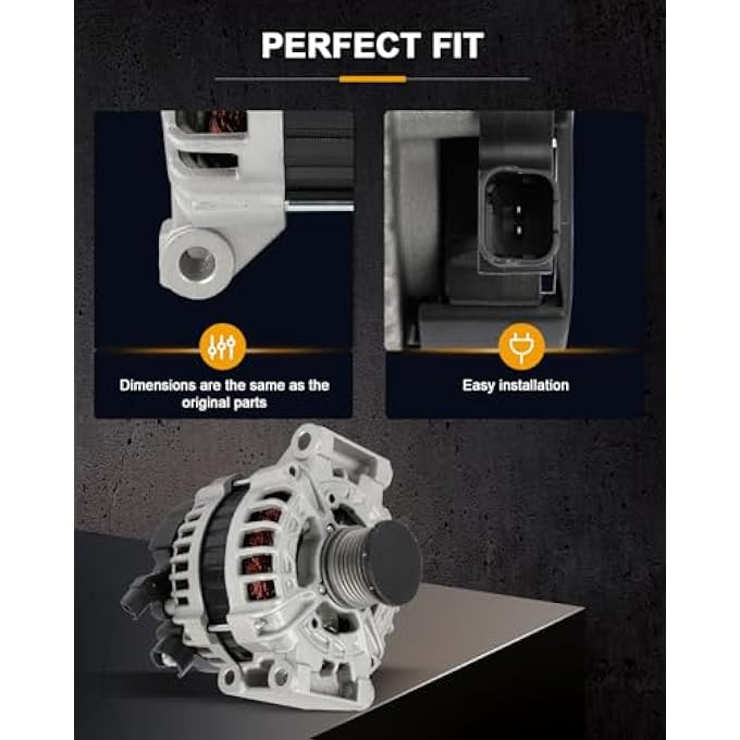 ROADFAR Alternator Replacement Fits for Mini for Cooper 2011-2016,for Mini for Cooper Countryman 2011-2016,for Mini for Cooper Paceman 2013-2016 - Image 5