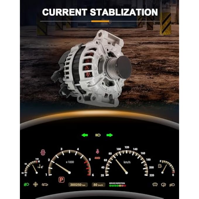 ROADFAR Alternator Replacement Fits for Mini for Cooper 2011-2016,for Mini for Cooper Countryman 2011-2016,for Mini for Cooper Paceman 2013-2016 - Image 4