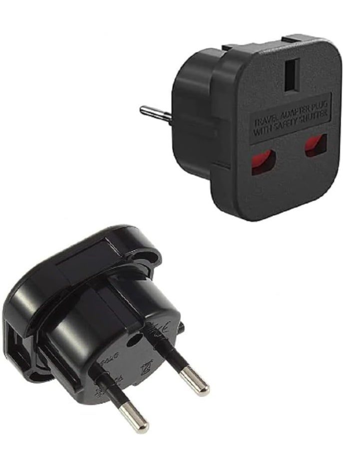 Halamodo UK to European Euro EU AC Travel Charger Adapter Plug Outlet Converter Adapter Arrival - Image 4