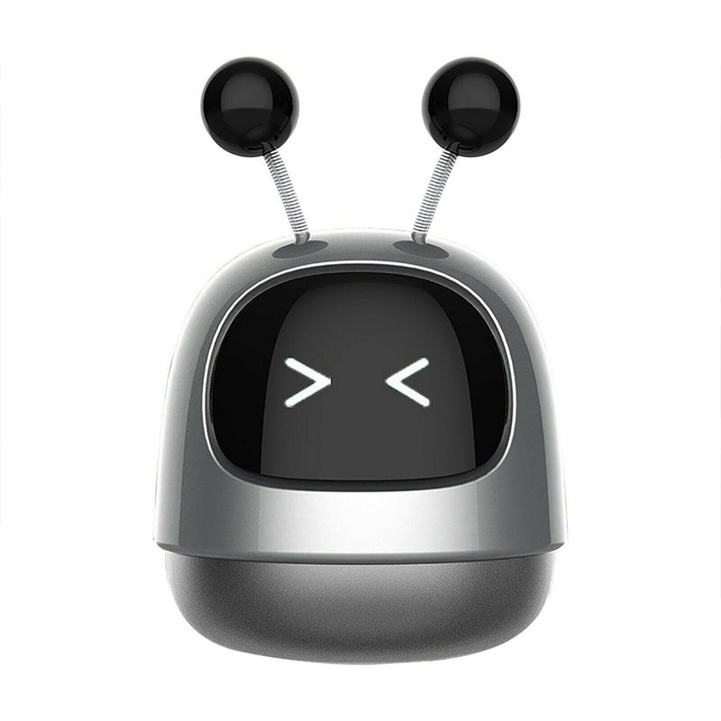 Car Perfume Cute Robot-shaped Solid Fragrance Incense Tablets Long-lasting Light Ornaments space gray - Image 2