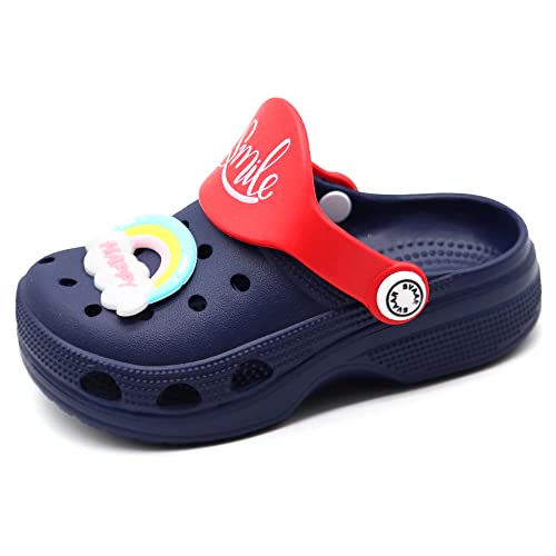SVAAR Attractive Clog Shoes For Boys & Girls || Indoor & Outdoor Sandals Clogs For Kids Navy Blue, 7 UK - Image 5