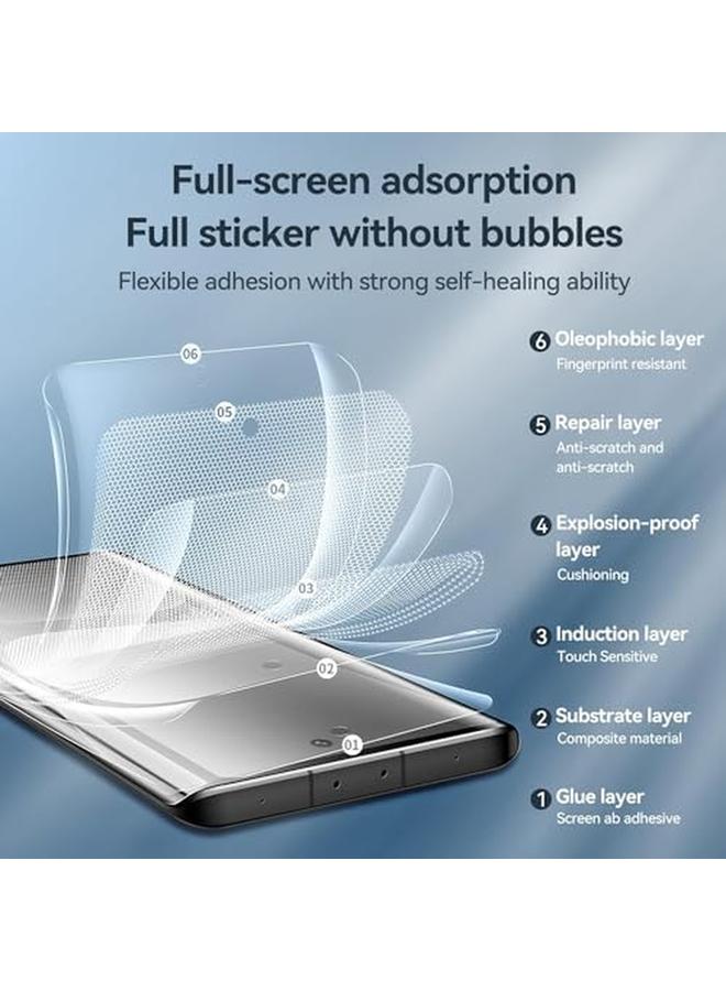 erorex Pack Screen Protector For Motorola Edge 50 Pro 5G 6.7 Inch Support Fingerprint Unlock Full Cover Hydrogel Aqua Screen Protector Curved For Motorola Edge 50 Pro 5G  - Image 2