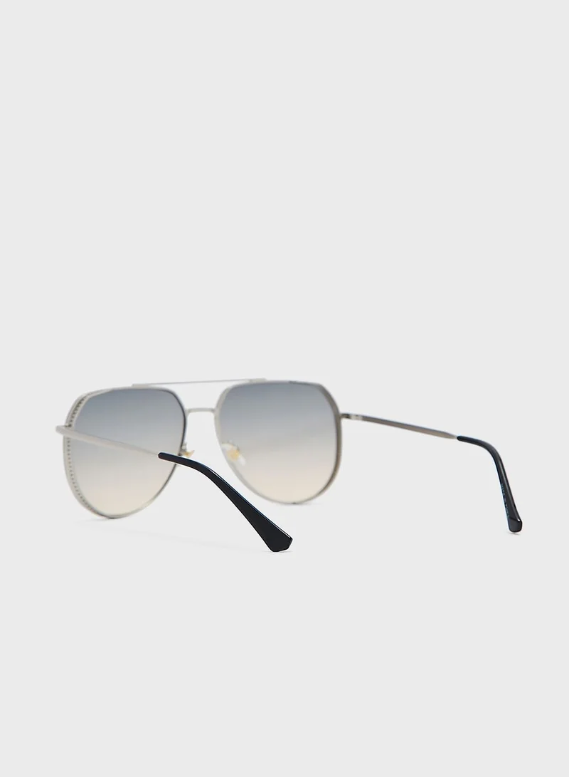 Seventy Five Classic Aviator Sunglasses