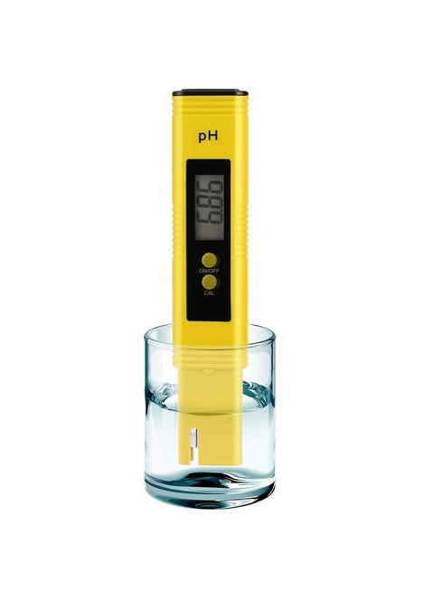 PH Meter for Water Hydroponics Digital PH Tester Pen 0.01 High Accuracy Pocket Size with 0-14 PH Measurement Range for Household Drinking, Pool and Aquarium
