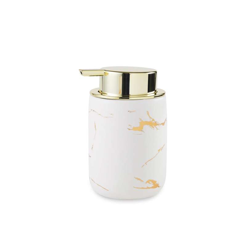 Pan Home Astral 3-piece Ceramic Bathroom Accessories Set - Gold - 211AIC9901961 - Image 3