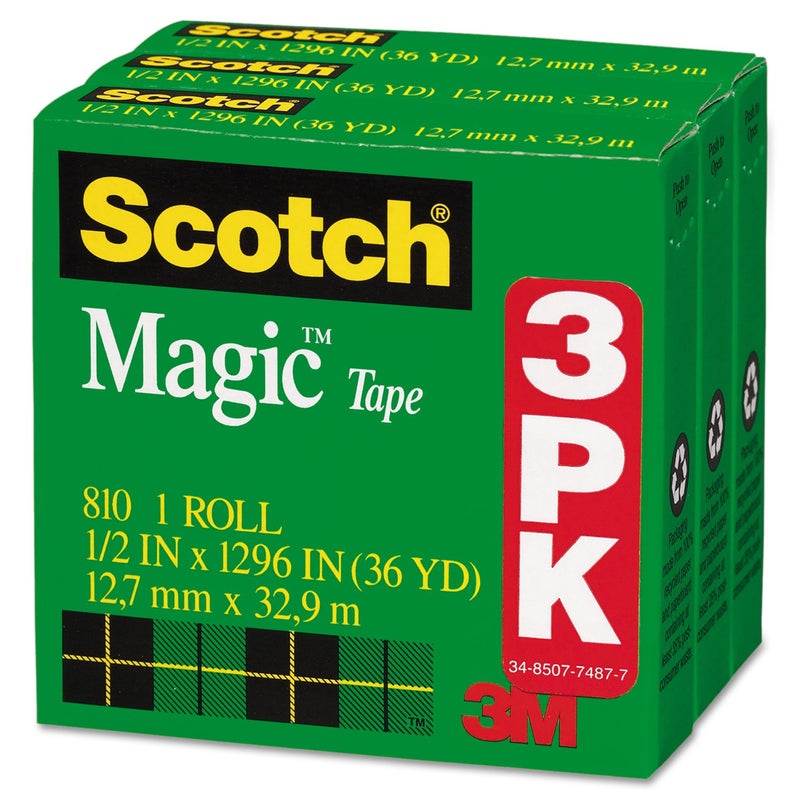 Scotch MMM810H3 Magic Tape Refill - Image 2
