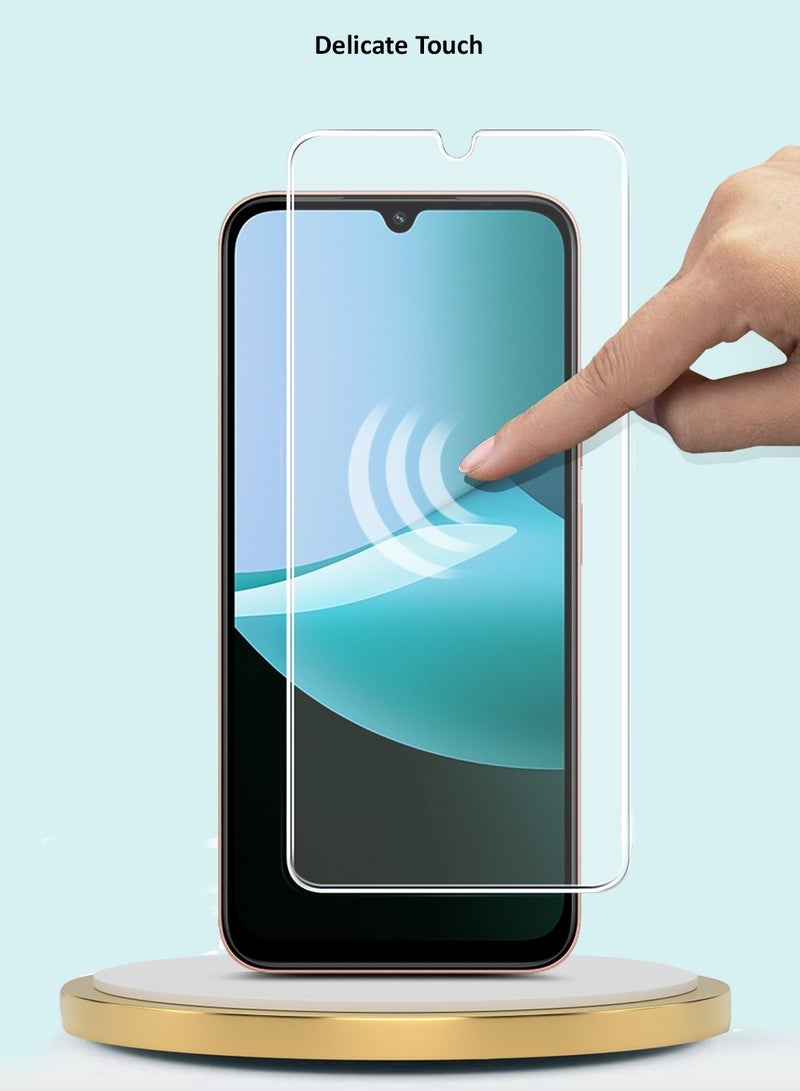 ELTRAZONE Xiaomi Redmi 15C 4G/5G 2025 GMAX Premium Series Curved Edges 9H 2.5D Tempered Glass Screen Protector - Clear - Image 5