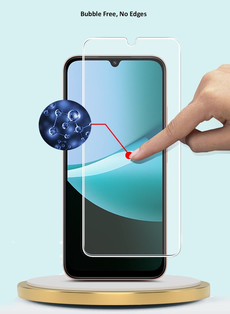 ELTRAZONE Xiaomi Redmi 15C 4G/5G 2025 GMAX Premium Series Curved Edges 9H 2.5D Tempered Glass Screen Protector - Clear - Image 4