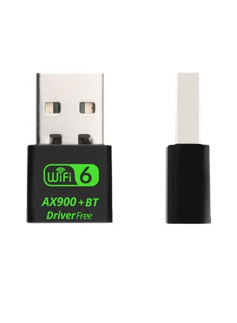 FLOWING USB WiFi6+BT5.4 Bluetooth Adapter, 601Mbps Dual Band 2.4/5Ghz Wireless Network External Receiver, Mini WiFi Dongle for PC/Laptop/Desktop - Image 3