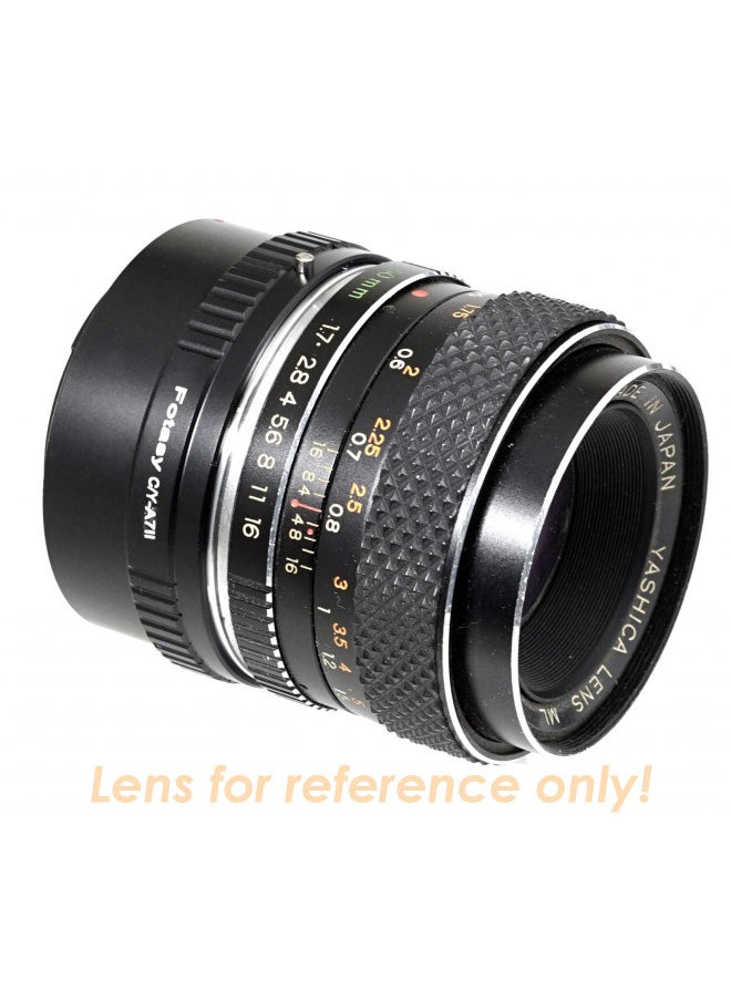 Fotasy - Fotasy CY Lens to E-Mount Adapter, Contax Zeiss C/Y Lens to E Mount Adapter, Contax Lens EMount, Compatible with Sony a7 a7r a7s a7 II III IV a9 a9II a7c aplha 1 a6600 a6500 a6400 a6300 a6100 ZV-E10 - Image 1