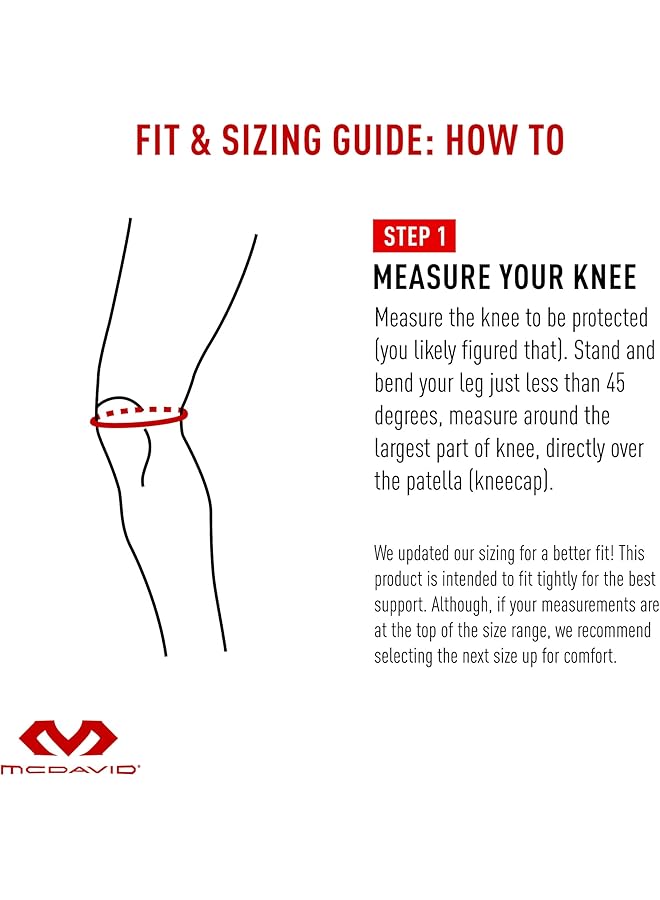 McDavid Knee Compression Sleeves: Hex Knee Pads Compression Leg Sleeve For Basketball Volleyball Weightlifting And More Pair Of Sleeves - Image 5