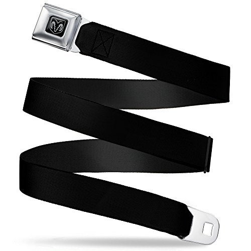 Buckle Down Buckle-Down Men's Seatbelt Belt, Ram, 1.5"" Wide-Fits Pant Size 24-38 - Image 1