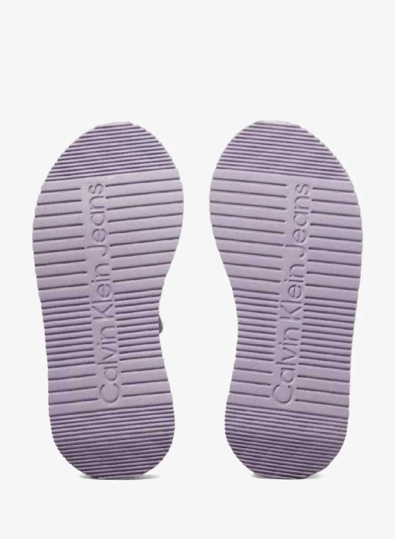 Calvin Klein Jeans Lavender Blue/Pastel Lilac Webbing Sandals for Women | Best Price UAE