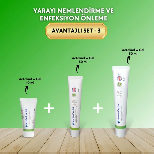ACTOLIND - Invalid brand ® W Gel 10 ml + 30 ml + 50 ml Wound Healing Gel