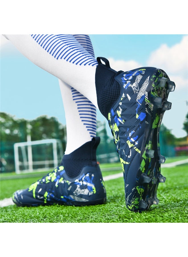 New Men Kids Soccer Shoes Cleats Football Boots Sports Large Size Long Studs Turf Shoes for Training Competition - Image 4
