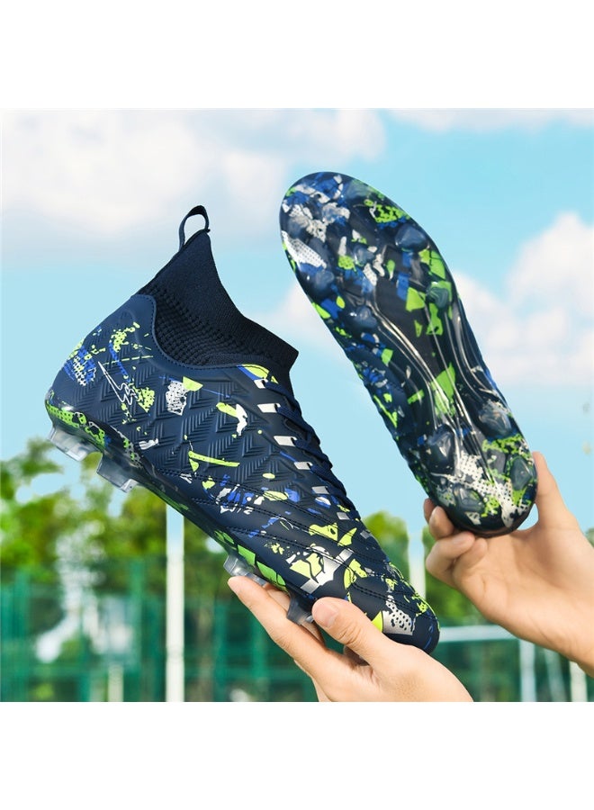 New Men Kids Soccer Shoes Cleats Football Boots Sports Large Size Long Studs Turf Shoes for Training Competition - Image 3
