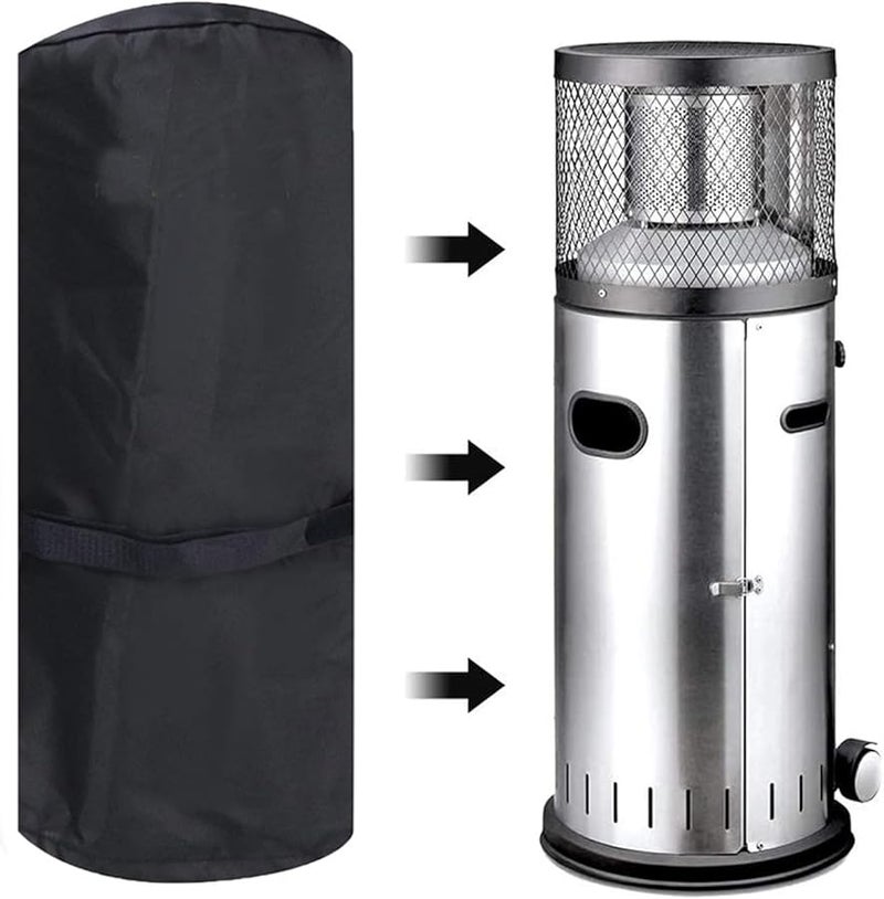 غطاء سخان الفناء من قماش أكسفورد الممتاز - مقاس طويل - مقاوم محسن للشمس والرياح - Image 3