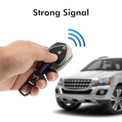SHOPOFLUX Metal Key Cover Compatible for Toyota Old Innova, Fortuner, Corolla, Camry 2 Button Key - Image 3
