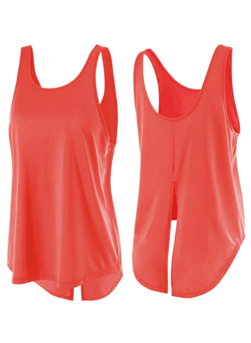 Thugfit Red BreezyBack Tie back Tank Top - Red for Women | Best Price UAE